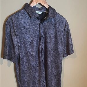 Stylish Black Patterned Casual Shirt